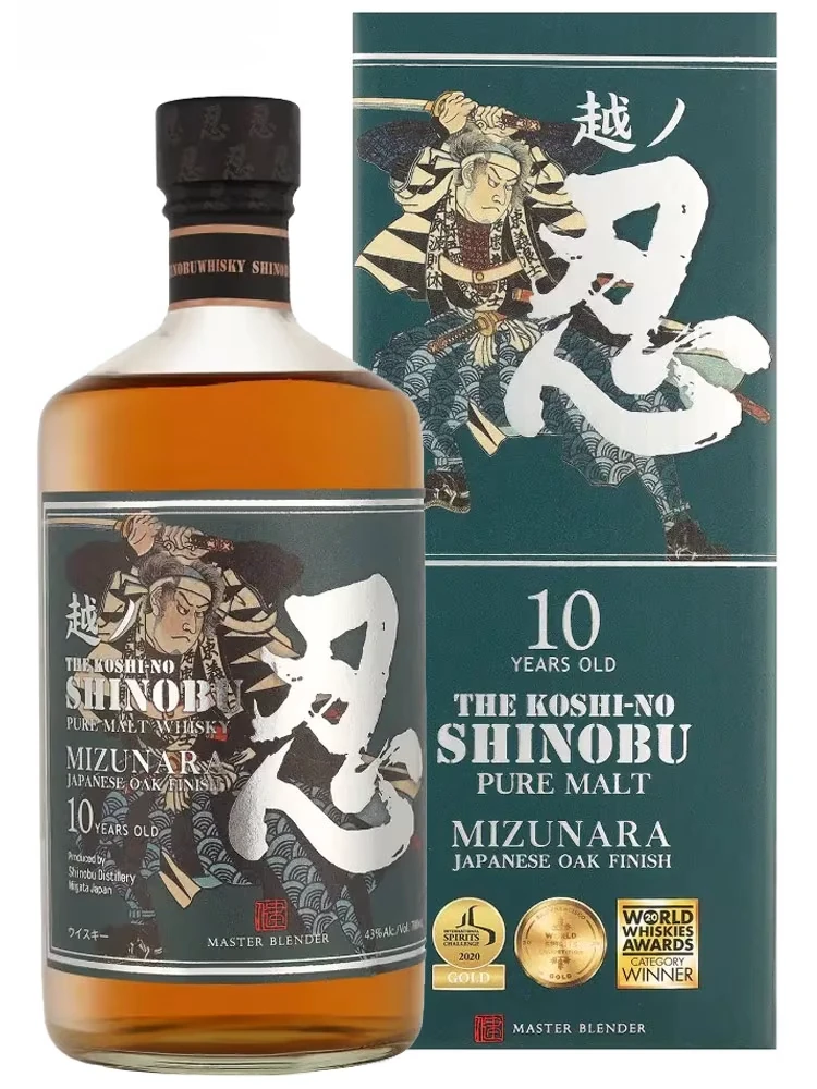 Shinobu 10 Jahre Pure Malt - Mizunara Cask
