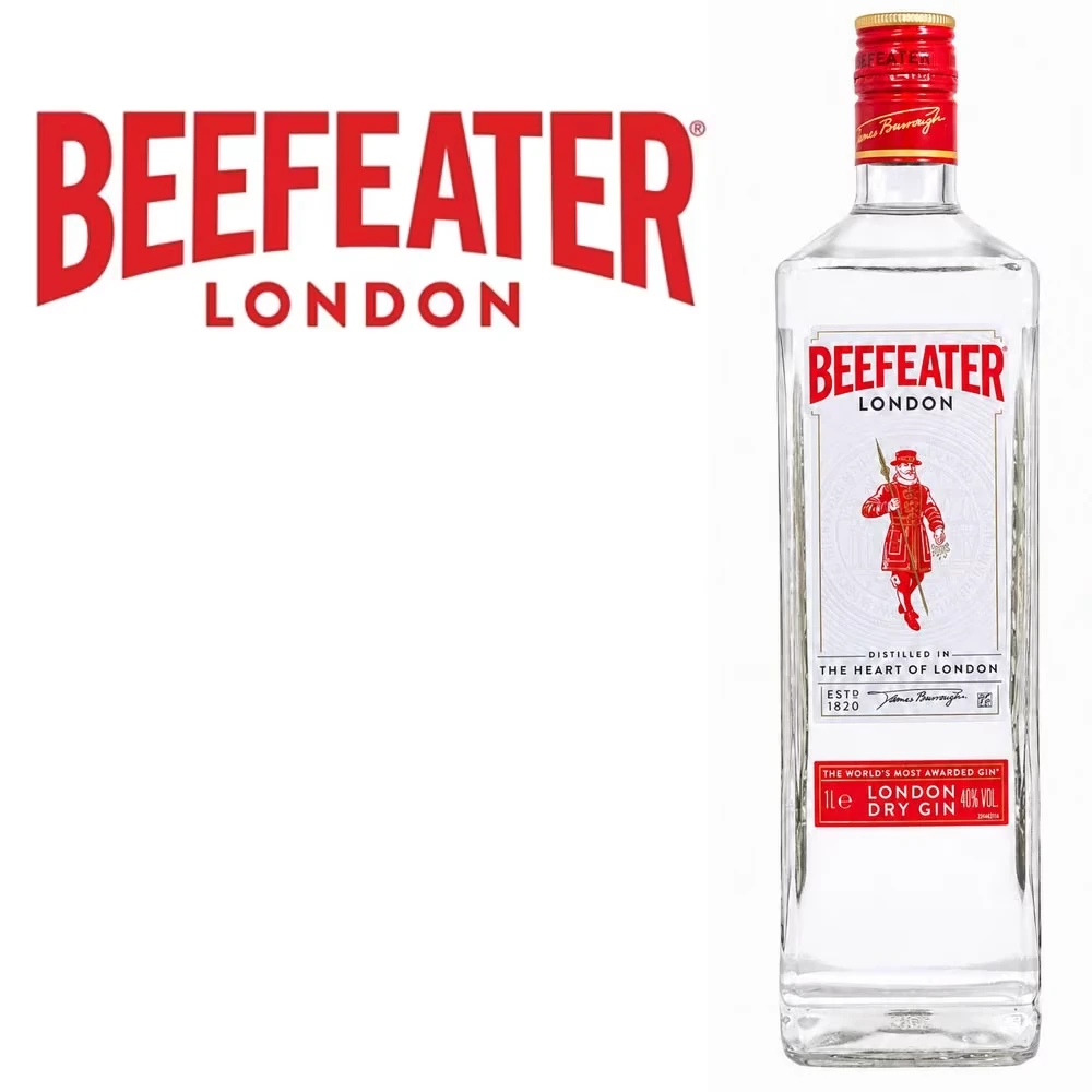 Beefeater London Dry Gin - 40% Vol. / 1 Liter