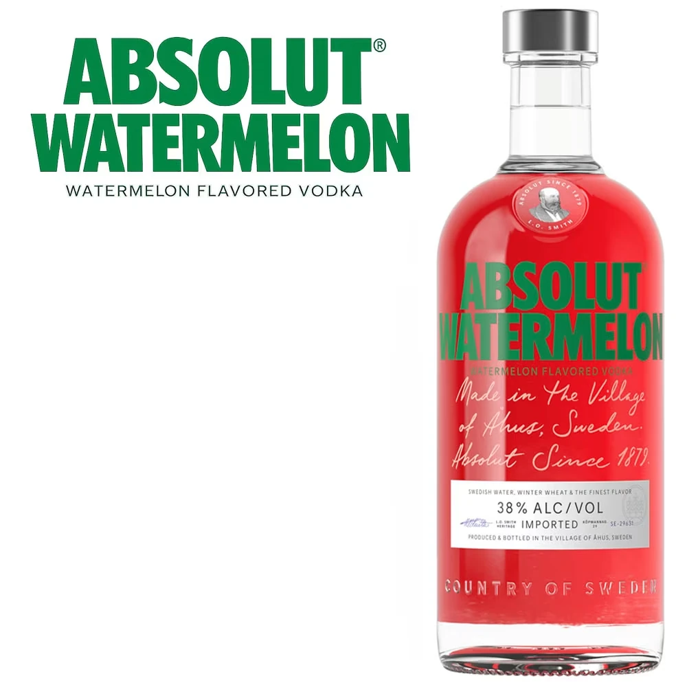 Absolut Watermelon Vodka - 1 Liter