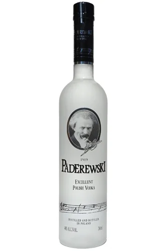Paderewski Vodka Flasche