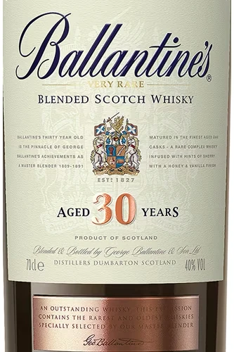 Ballantine's 30 Jahre - Etikett