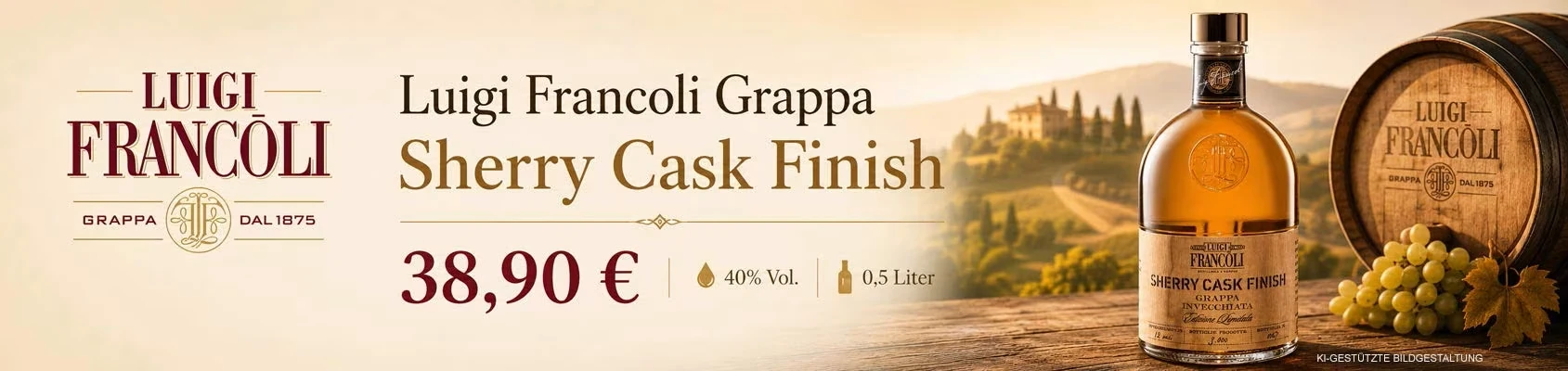 Luigi Francoli Grappa Banner