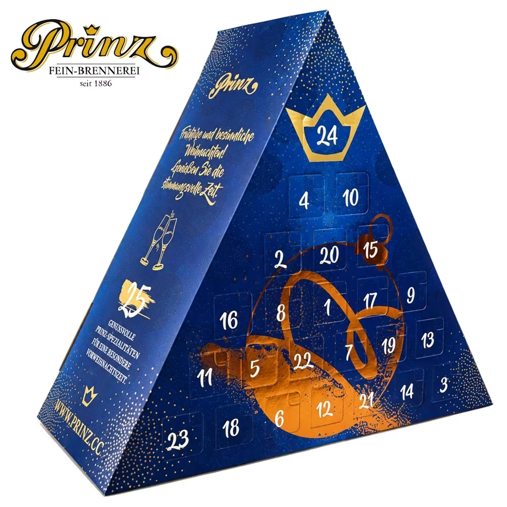 Prinz Adventskalender Schnaps 2026 – 25 Spezialitäten