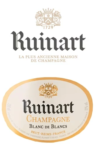 Ruinart Blanc de Blancs Champagner Etikett