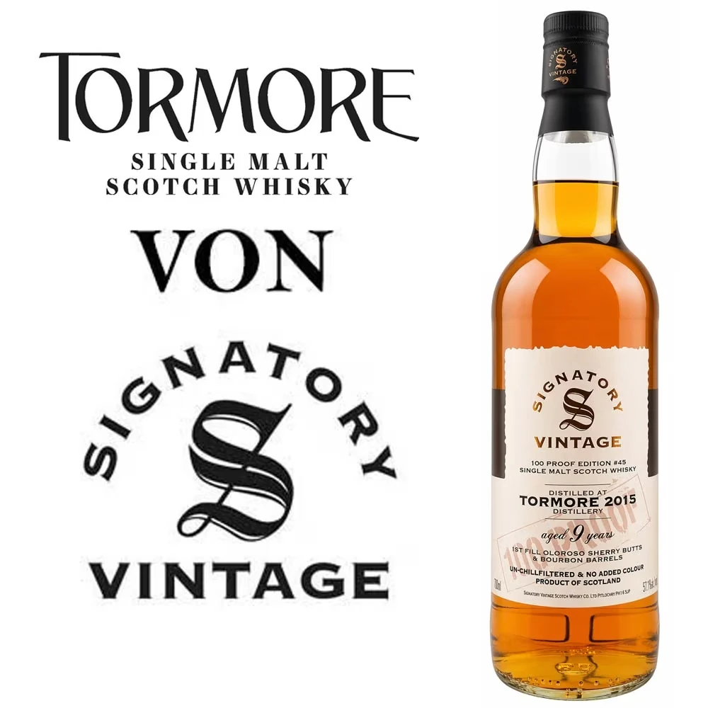 Tormore 2015 - Signatory 9 Jahre - 100 Proof