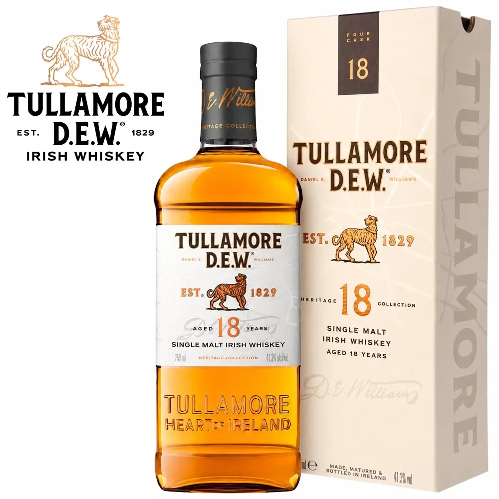 Tullamore D.E.W. 18 Jahre - 41,3% Vol. / 0,7 Liter
