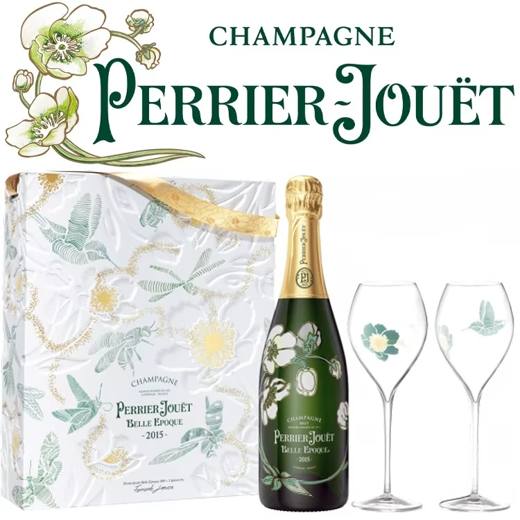 Perrier Jouet Belle Epoque mit 2 Gläser