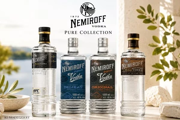 Nemiroff Vodka Sortiment mit De Luxe, Delikat und Original