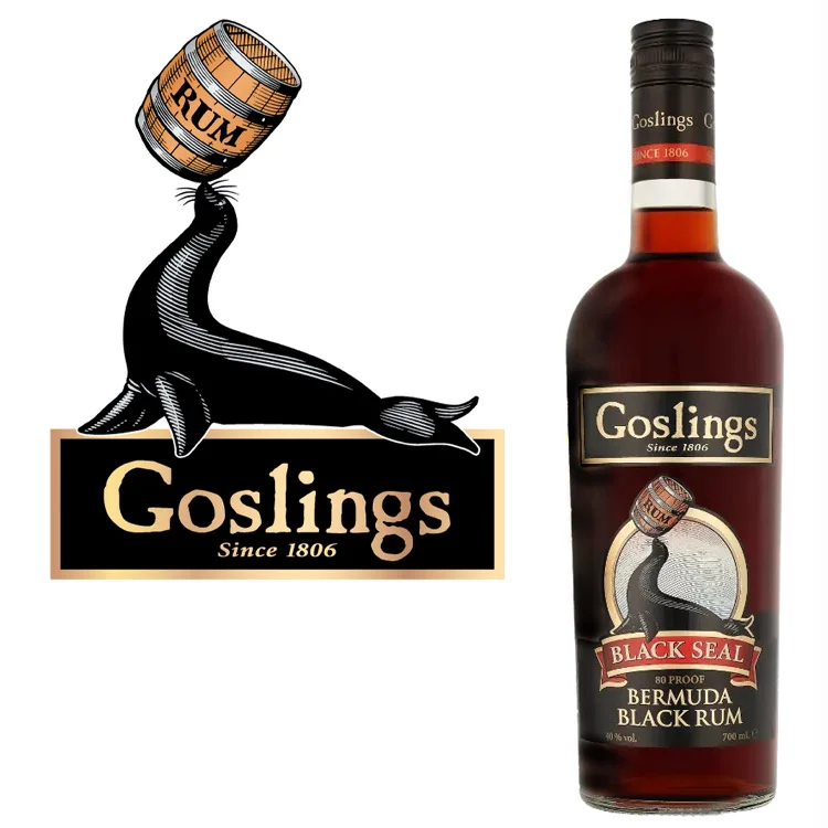 Goslings Black Seal Rum,Alkohol, Bier, Getränk, Vogel