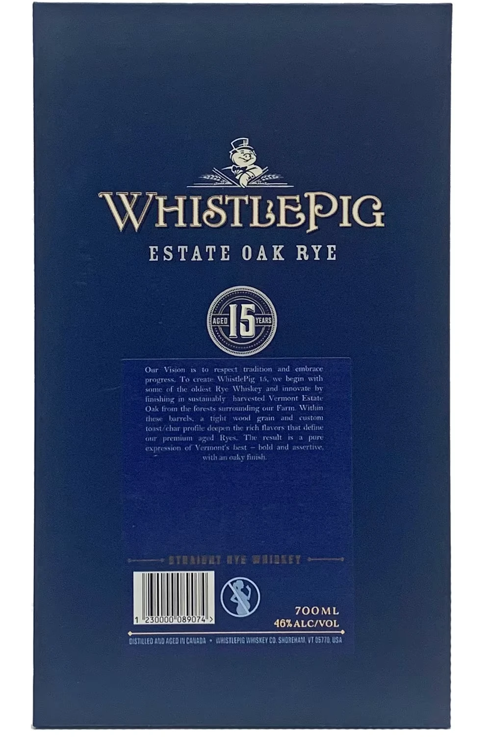 WhistlePig 15 Jahre - Straight Rye Whiskey