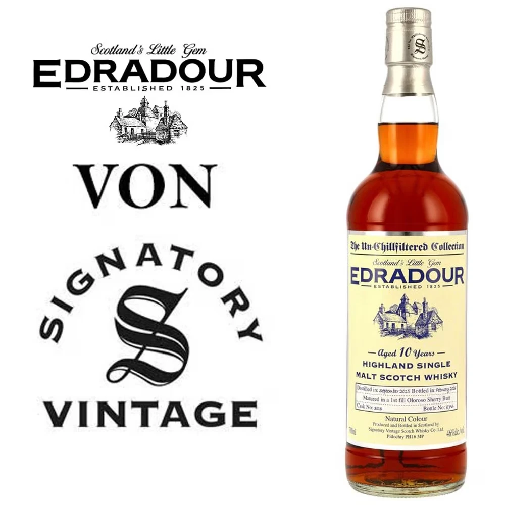 Edradour 2015 - Signatory 10 Jahre - Oloroso Sherry Cask