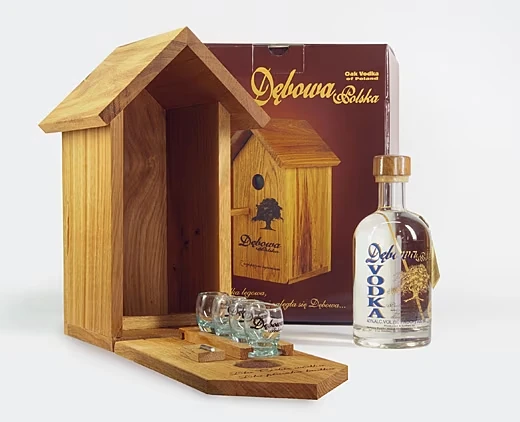 Debowa Wodka Vogelhaus gesamt