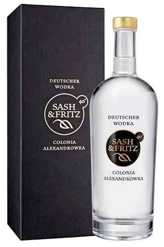 Sash & Fritz Vodka 0,7 Liter mit edler Box