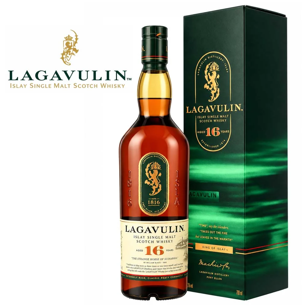 Single Malt Whisky, Scotch Whisky, 16 Jahre, Glasflasche, Geschenkbox, Single Malt Whisky, Islay Scotch, 16 Jahre, Glasflasche, Geschenkverpackung