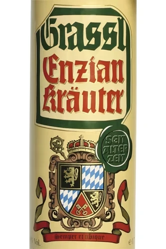 Grassl Enzian Kräuter Etikett