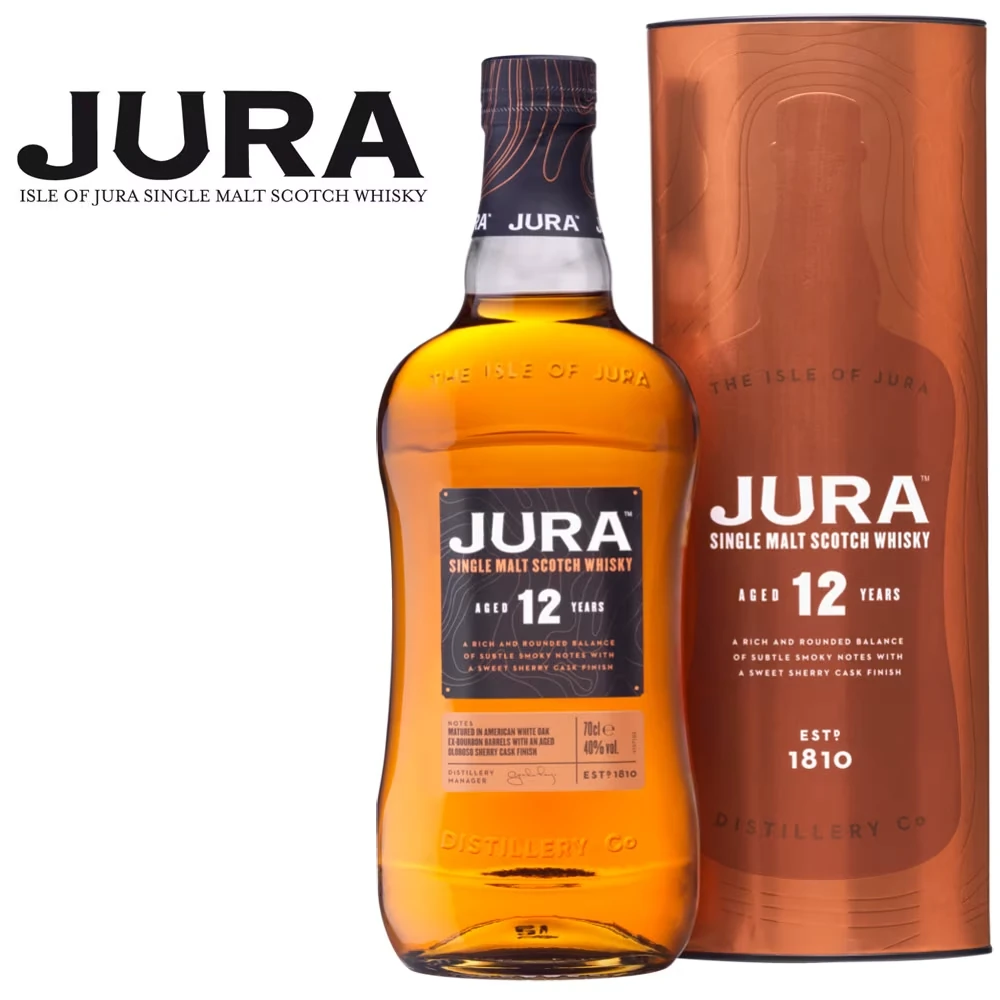 Whisky, Single Malt, 12 Jahre, Bourbonfass, Flasche