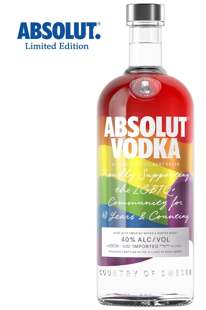 Absolut Rainbow Vodka - Gilbert Baker Edition