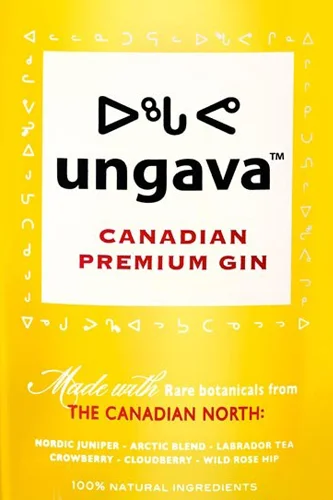 Ungava Canadian Premium Gin Etikett