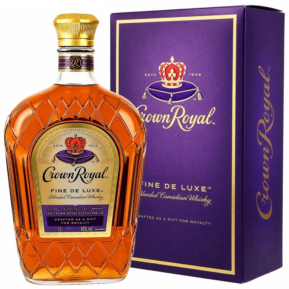 Crown Royal Fine De Luxe Canadian Whisky - 40% Vol. / 1 Liter