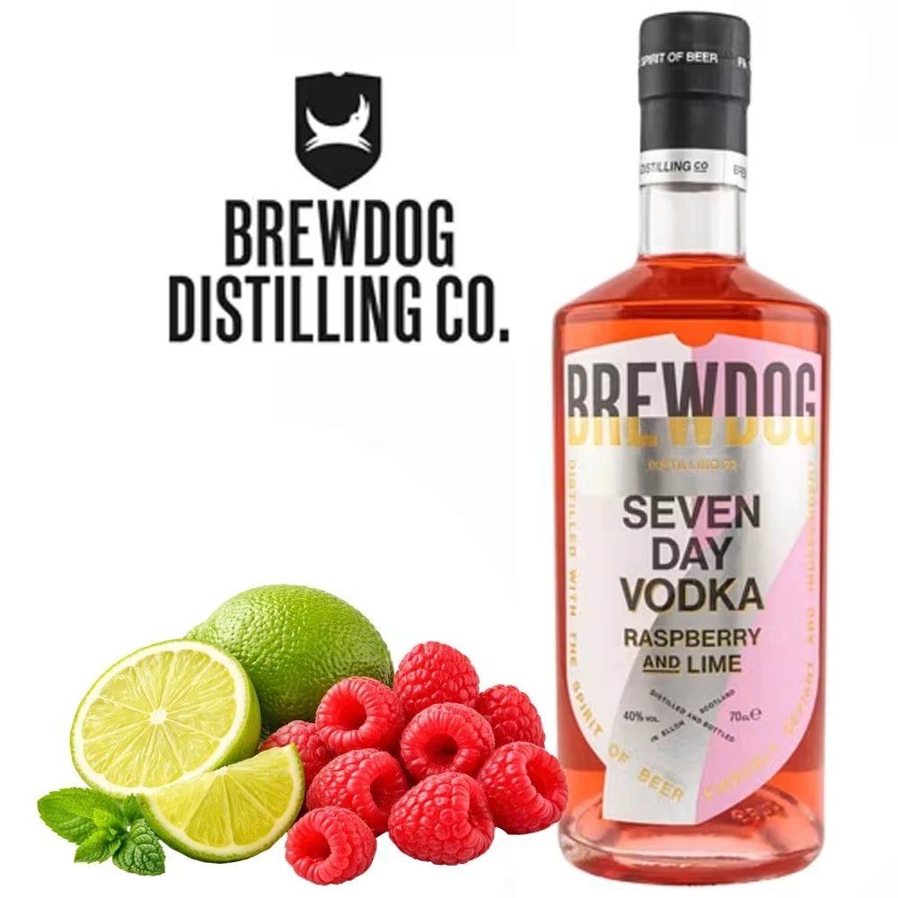BrewDog Seven Day Raspberry & Lime Vodka