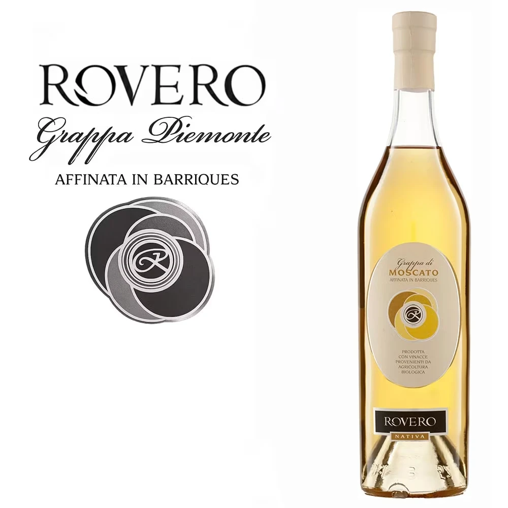 Rovero Grappa di Moscato Affinata - 43% Vol.