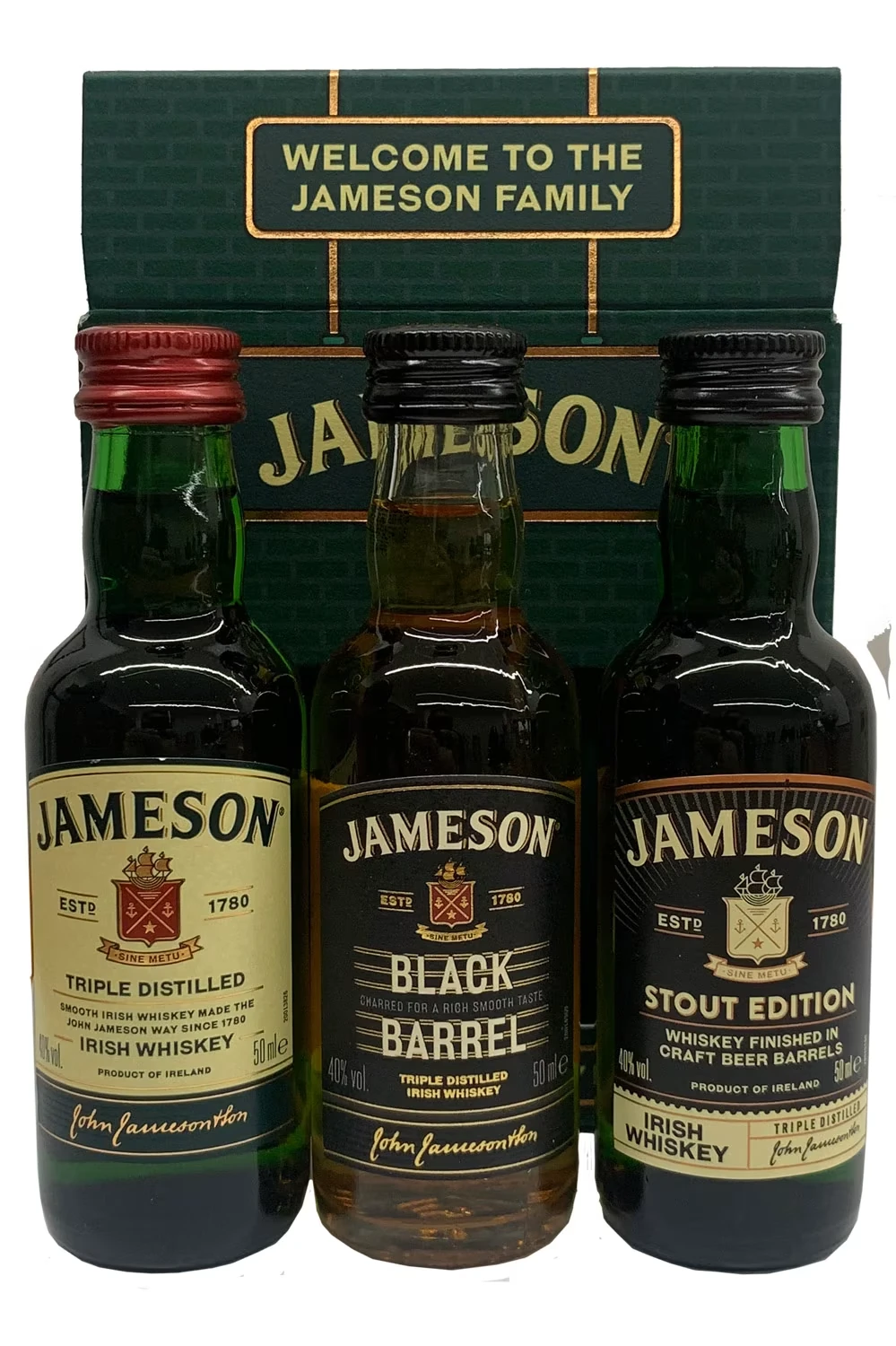 Jameson Irish Whiskey Tri Pack