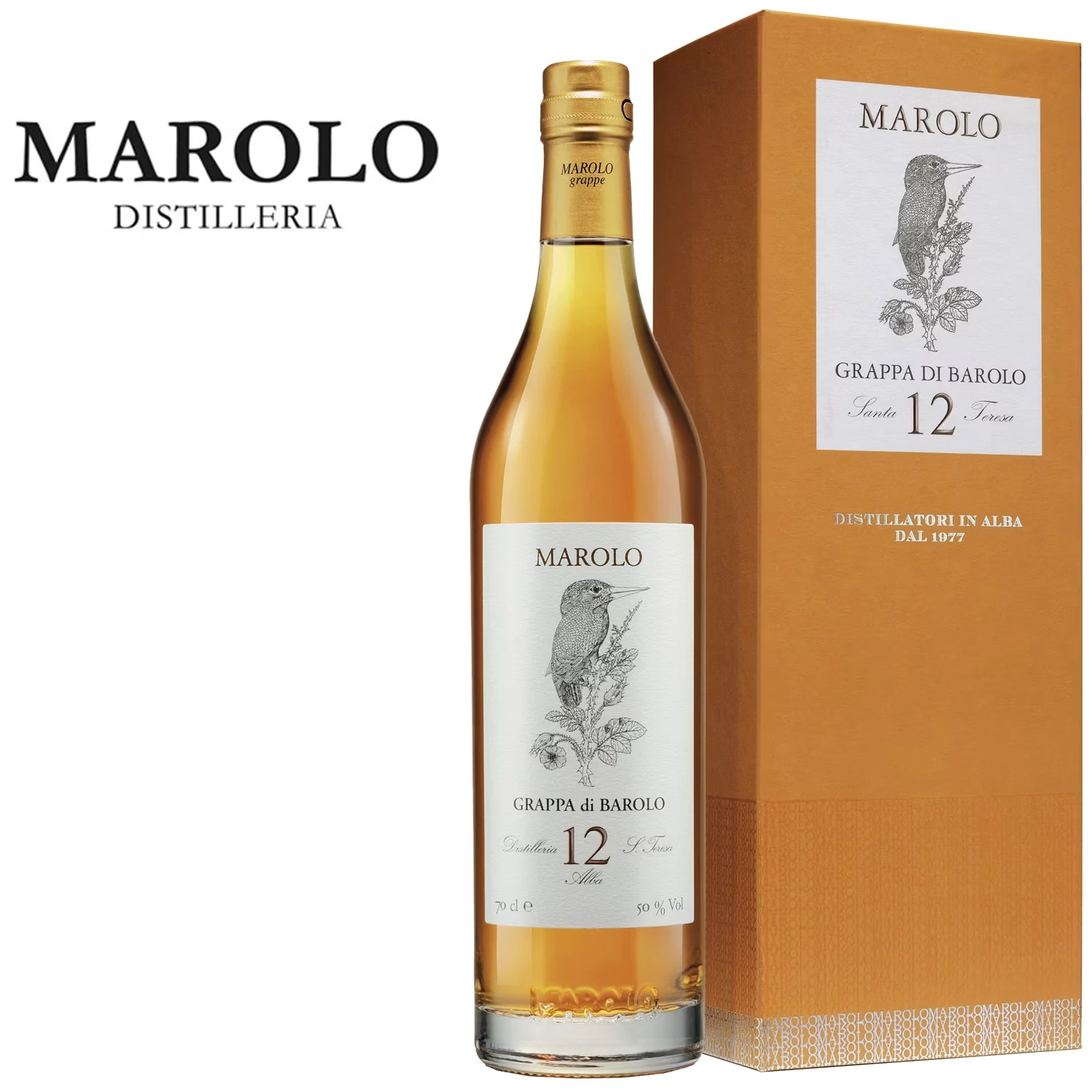 Marolo di Barolo Grappa - 12 Jahre