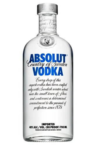 Absolut Blue Vodka 700 ML ALTES DESIGN