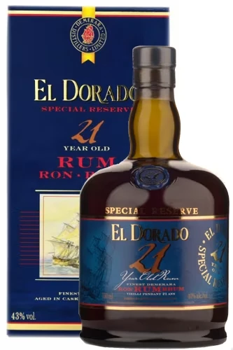 El Dorado 21 Jahre Rum - Alte Ausführung