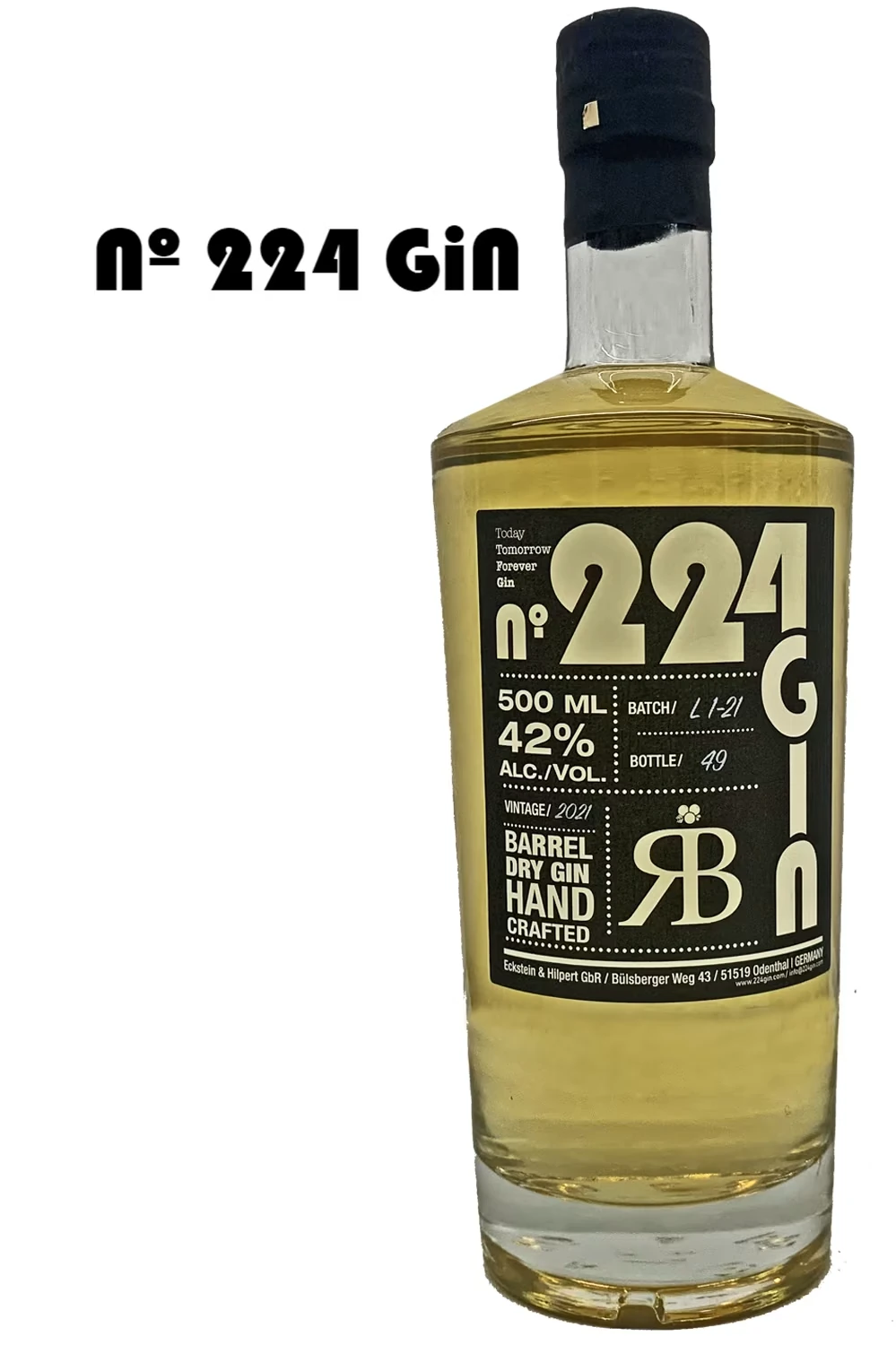 No. 224 Barrel Gin aus Deutschland