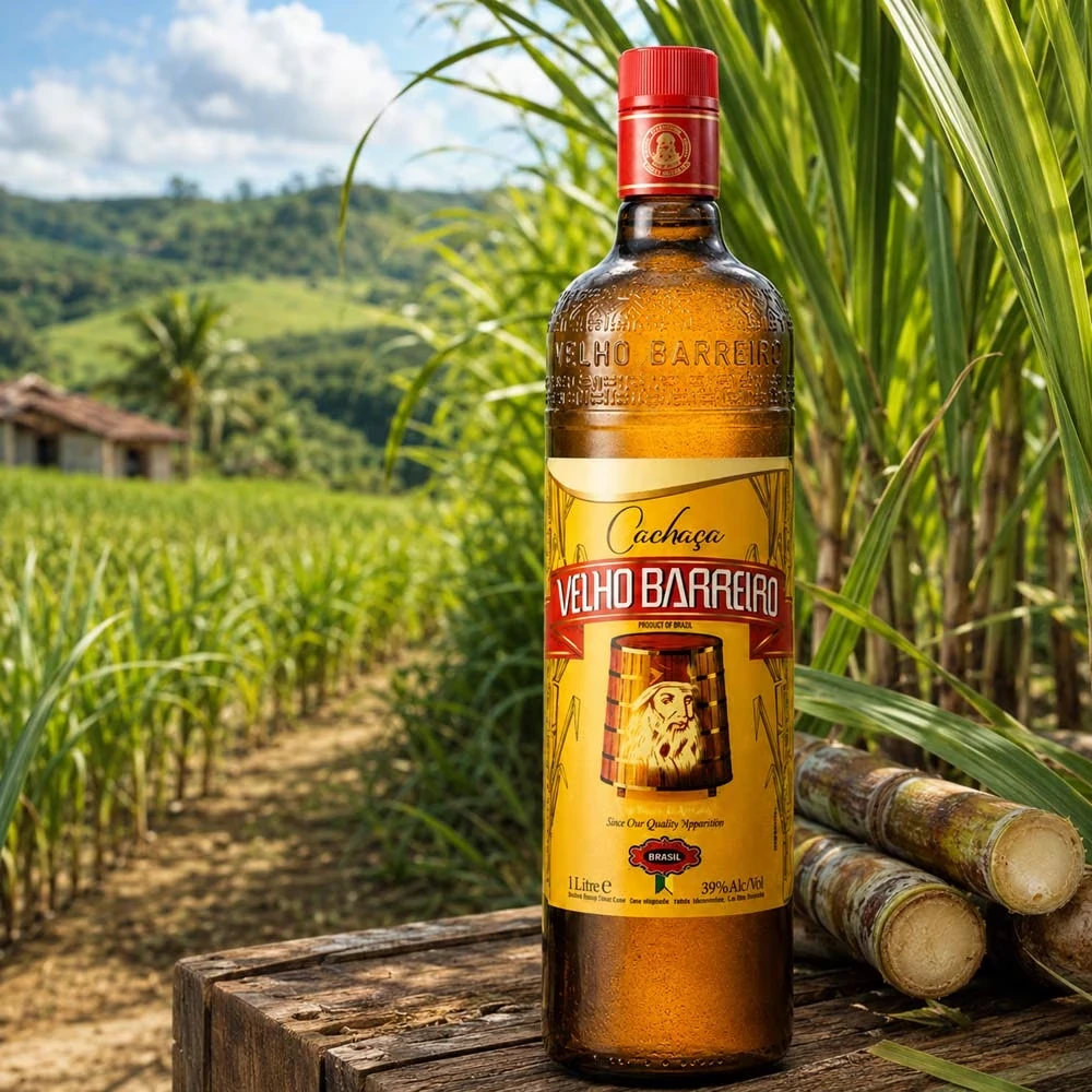 Cachaca Velho Barreiro Silver - 39% Vol. / 1 Liter