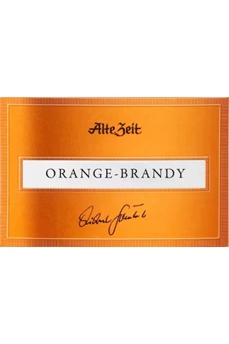 Scheibel Orange Brandy Likör Etikett