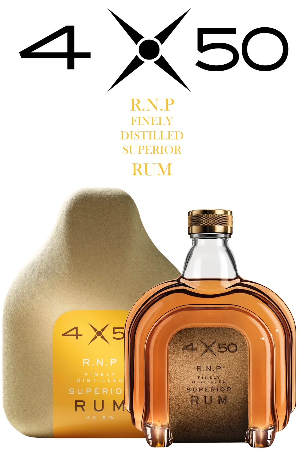 4x50 R.N.P. Finely Distilled Superior Rum