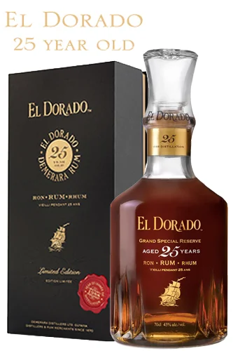 El Dorado 25 Jahre - Vintage 1988 Grand Special Rum
