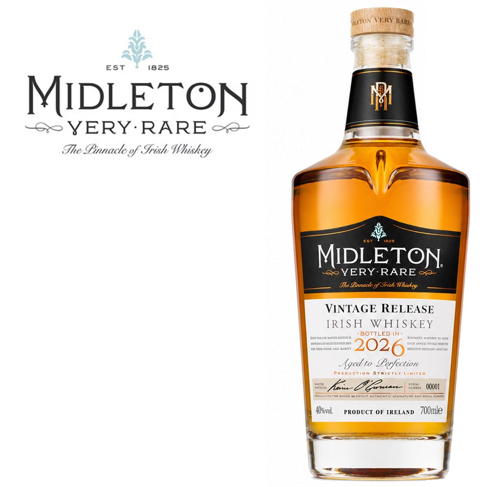 Whiskey, Irish whiskey, Vintage release, Midleton, Bottle label