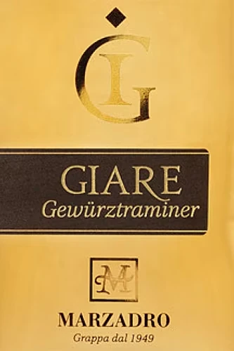 Marzadro Le Giare Gewürztraminer Etikett
