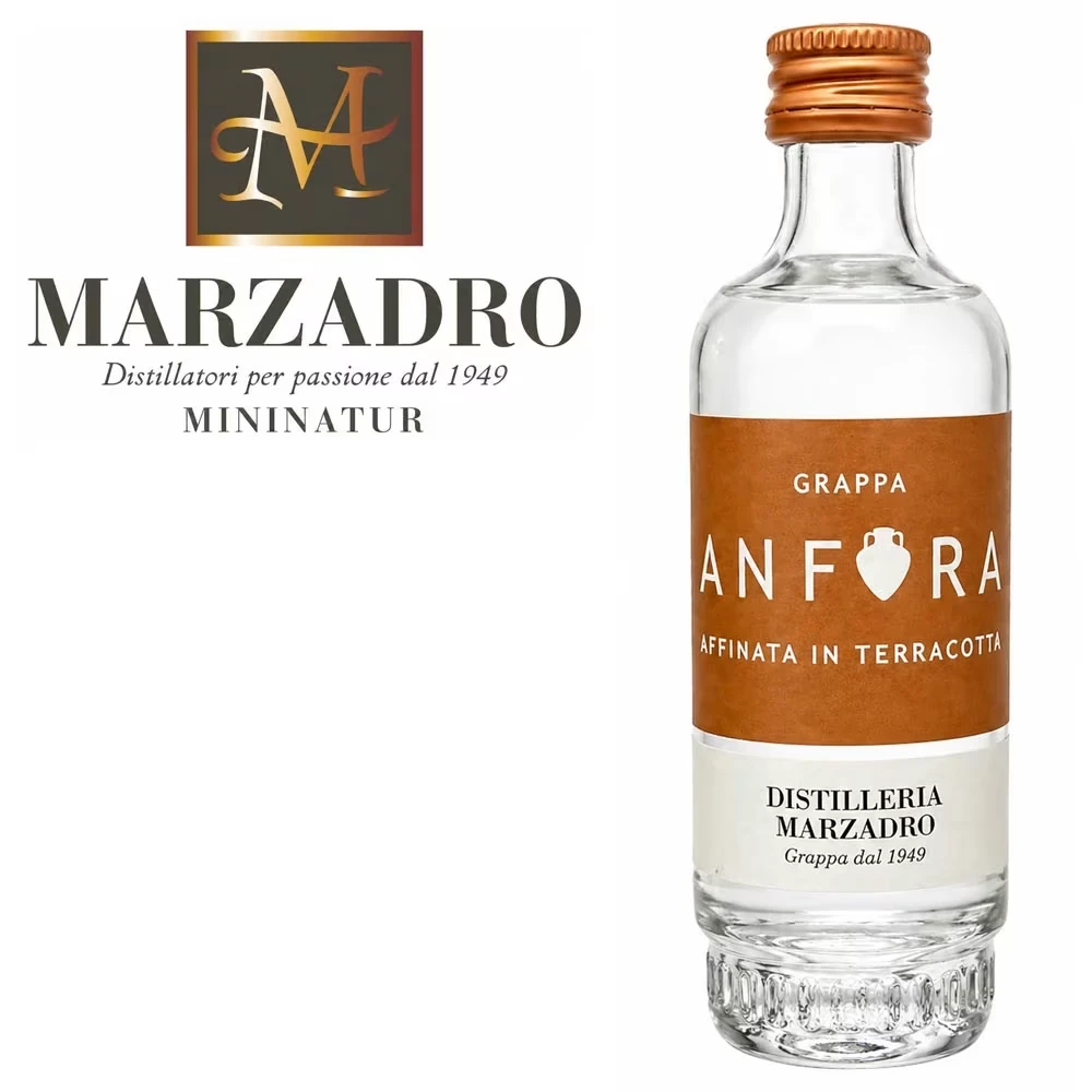Marzadro Anfora Grappa - 43% Vol. / 50 ml