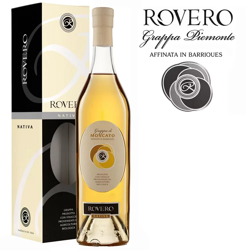 Rovero Grappa di Moscato Affinata - 43% Vol.