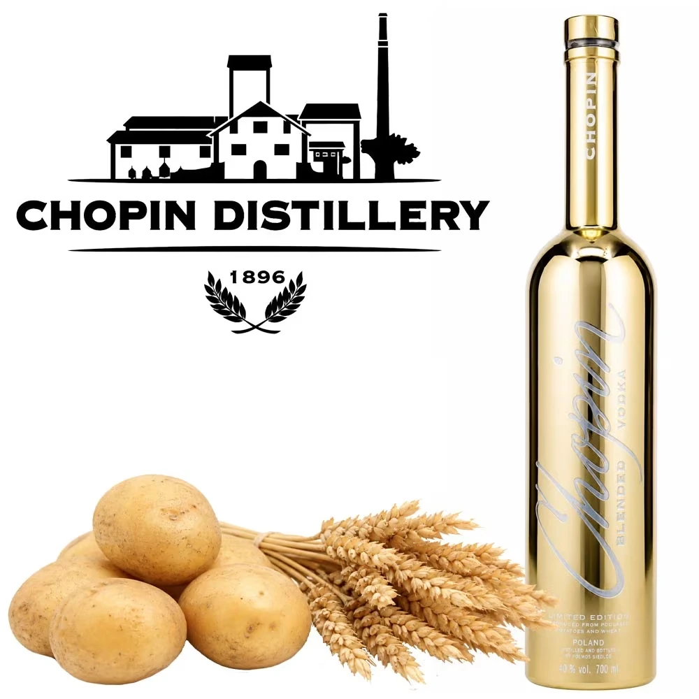 Chopin Blended Gold Edition Vodka - 40% Vol. / 0,7 Liter