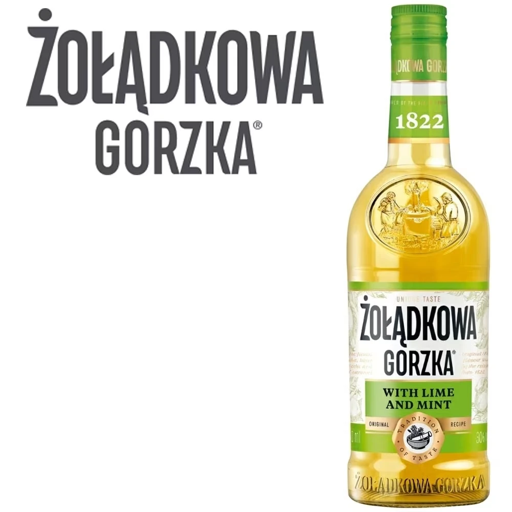 Zoladkowa Gorzka Limette & Minze - 30% Vol. / 0,5 Liter