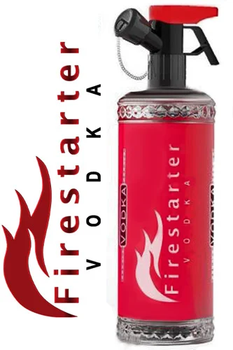 Firestarter Vodka - Glasflasche