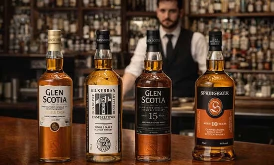 Campbeltown Whiskys Empfehlung auf dem Bartresen