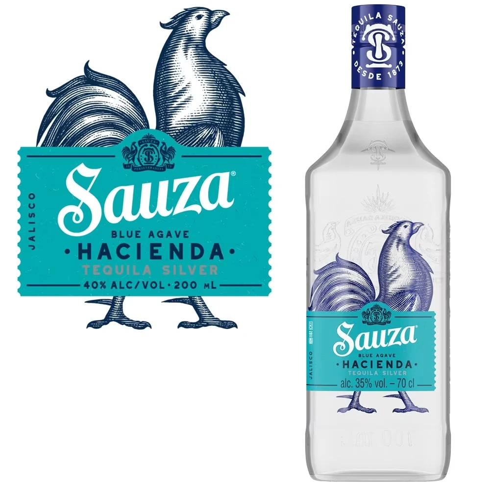 Sauza Hacienda Blanco Tequila - 35% Vol. / 0,7 Liter