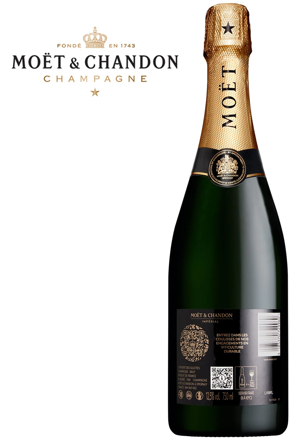 Moët & Chandon Brut Imperial Rückseite