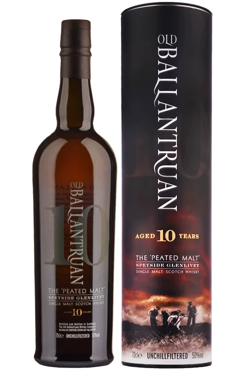 Old Ballantruan 10 Jahre - Peated Whisky - 50% Vol.