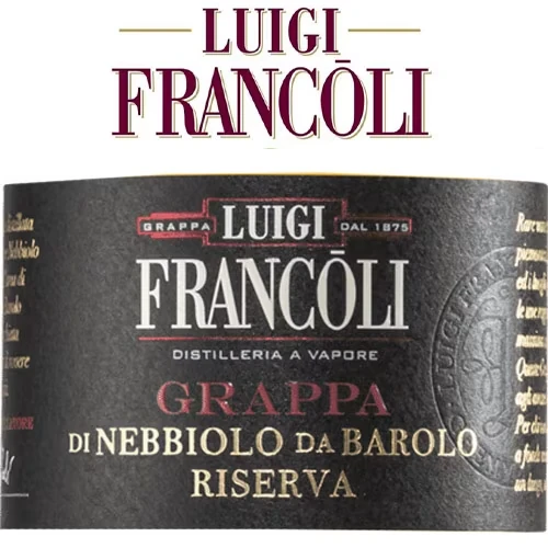 Luigi Francoli Riserva Nebbiolo da Barolo Barrique Grappa
