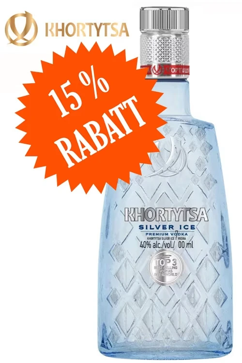 Khortytsa Silver Ice Vodka - Rabatt
