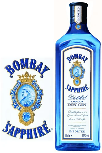 Bombay Sapphire Dry Gin 1 Liter Flasche