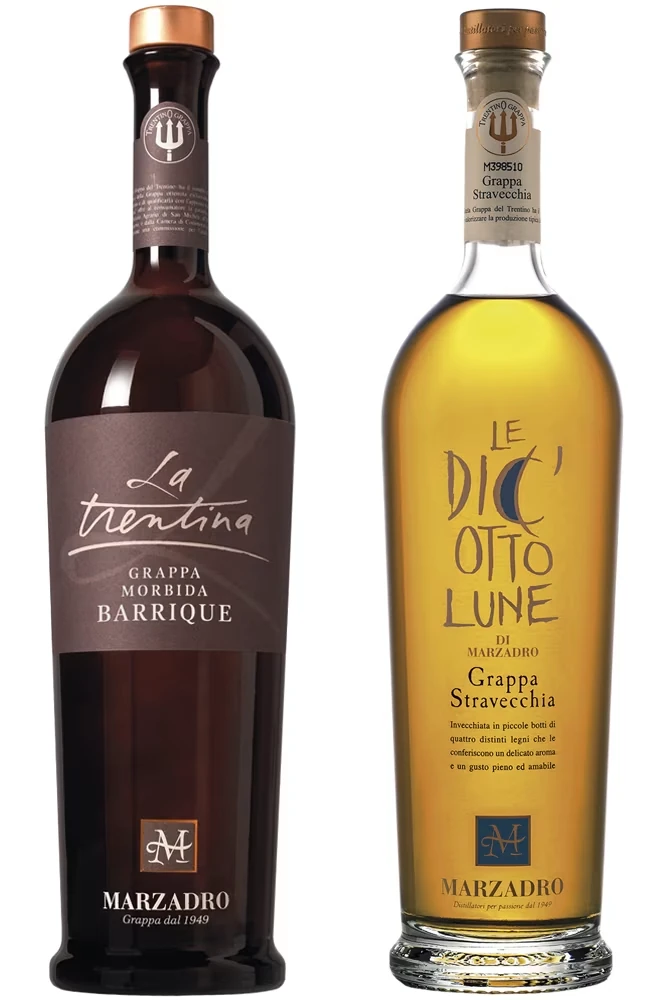 Marzadro Allegra Grappa Geschenkset