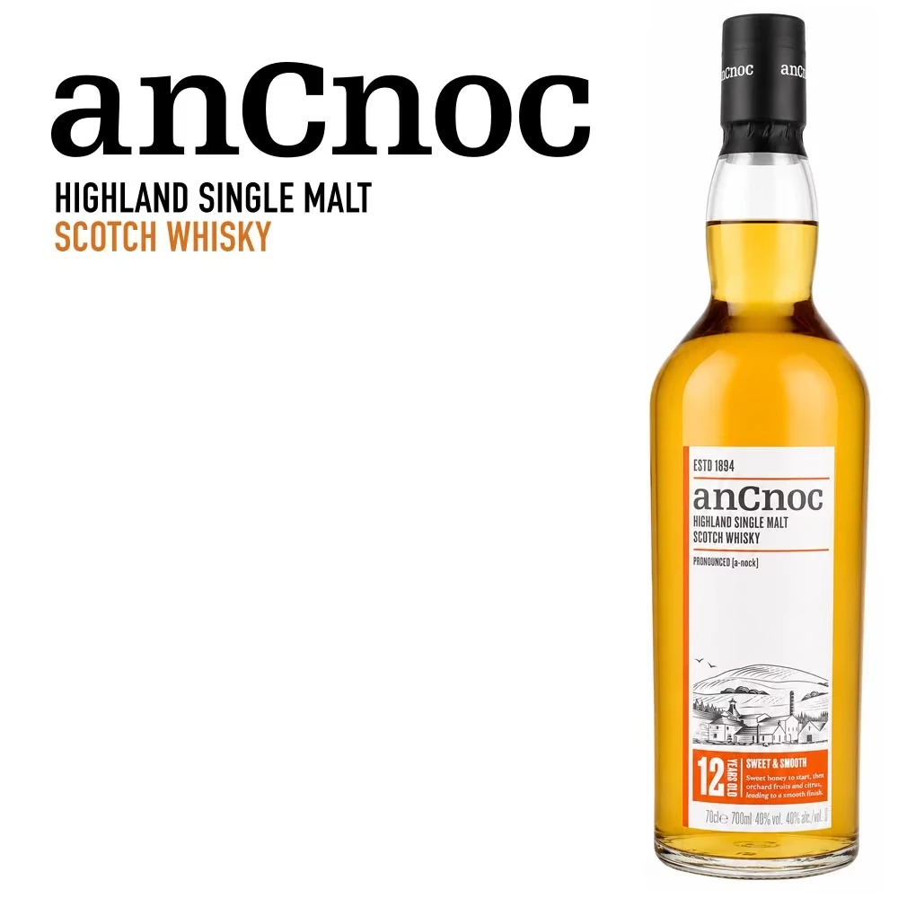anCnoc 12 Jahre - 40% Vol. / 0,7 Liter